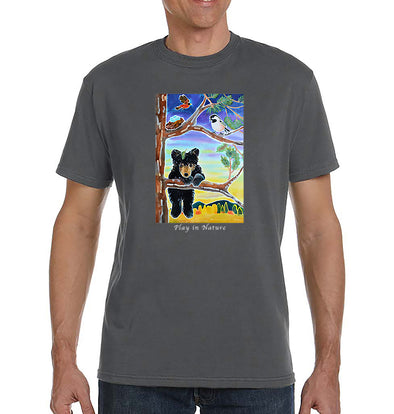 Black Bear Cub Play in Nature T Shirt by Harriet Peck Taylor